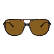 Ray Ban Men Irregular Frame Dark Chocolate Sunglasses