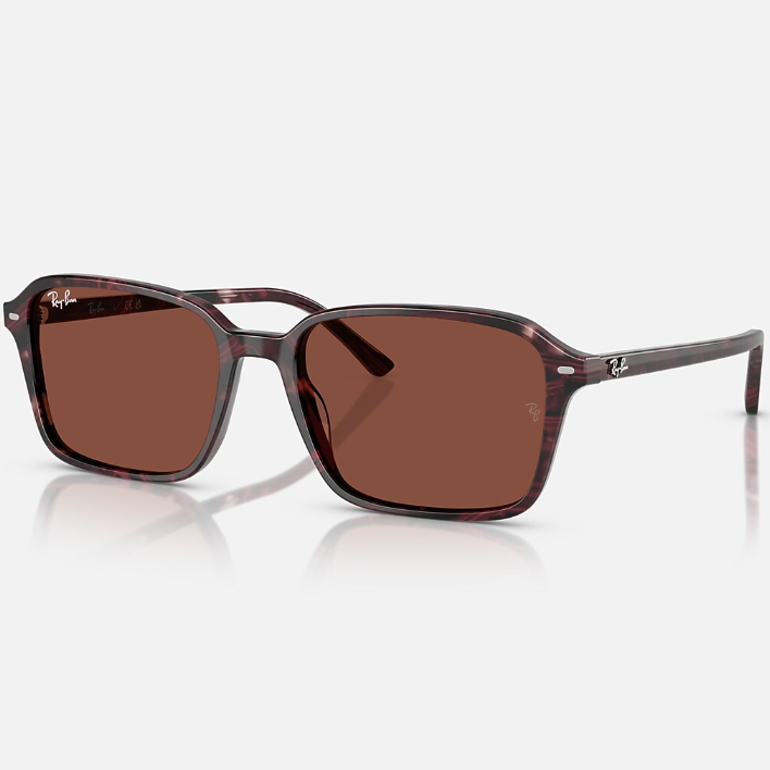 Ray Ban Men Square Frame Fantasy Violet Sunglasses