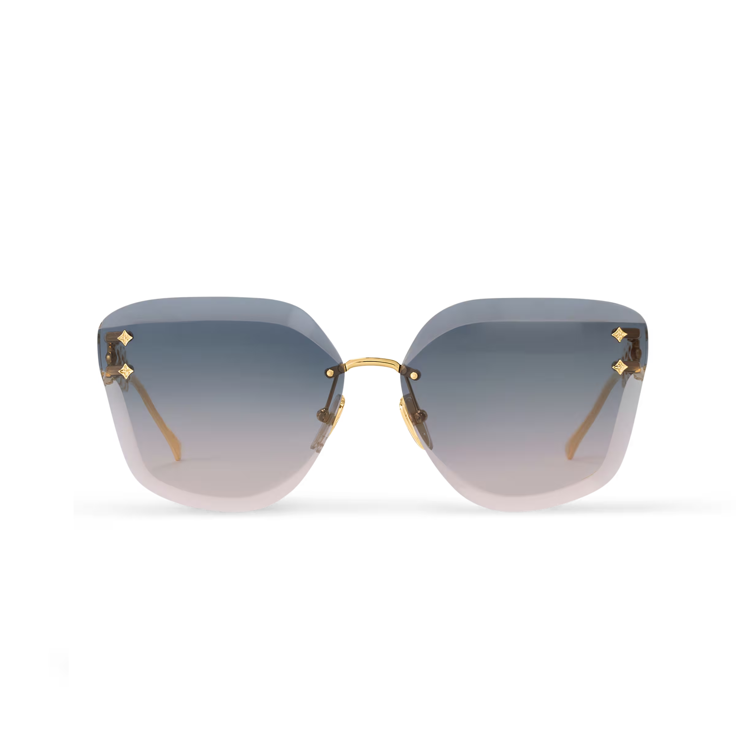 Louis Vuitton Women Cat Eye Frame Royal Gold Sunglasses