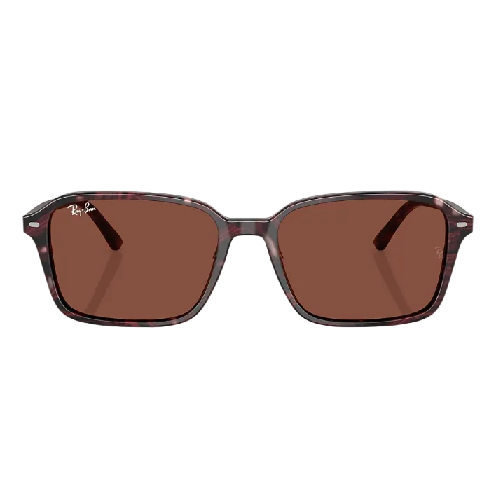 Ray Ban Men Square Frame Fantasy Violet Sunglasses