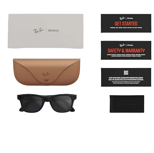 Ray Ban Men Square Frame Matte Black Sunglasses