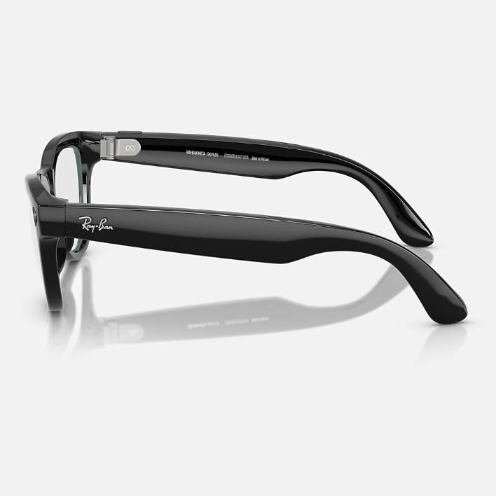 Ray Ban Men Cat Eye Frame Ink Black Sunglasses
