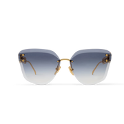Louis Vuitton Women Cat Eye Frame Rich Gold Sunglasses