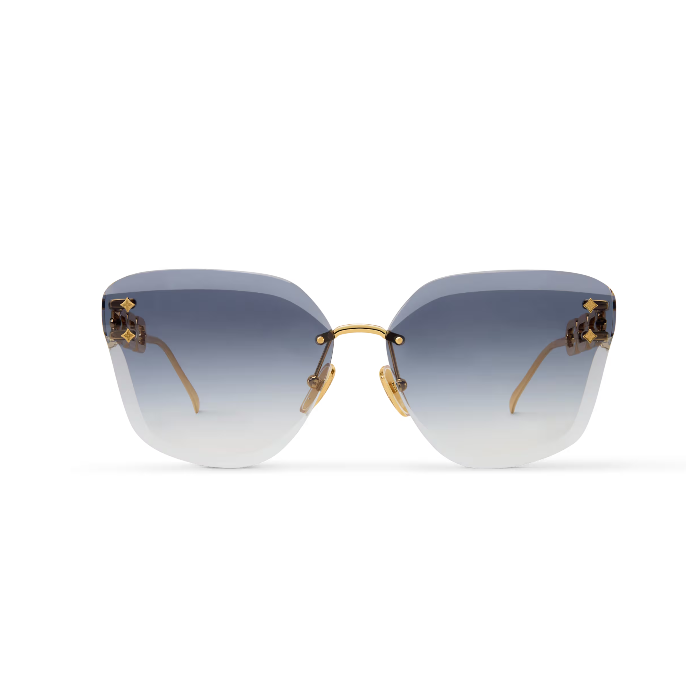 Louis Vuitton Women Cat Eye Frame Rich Gold Sunglasses