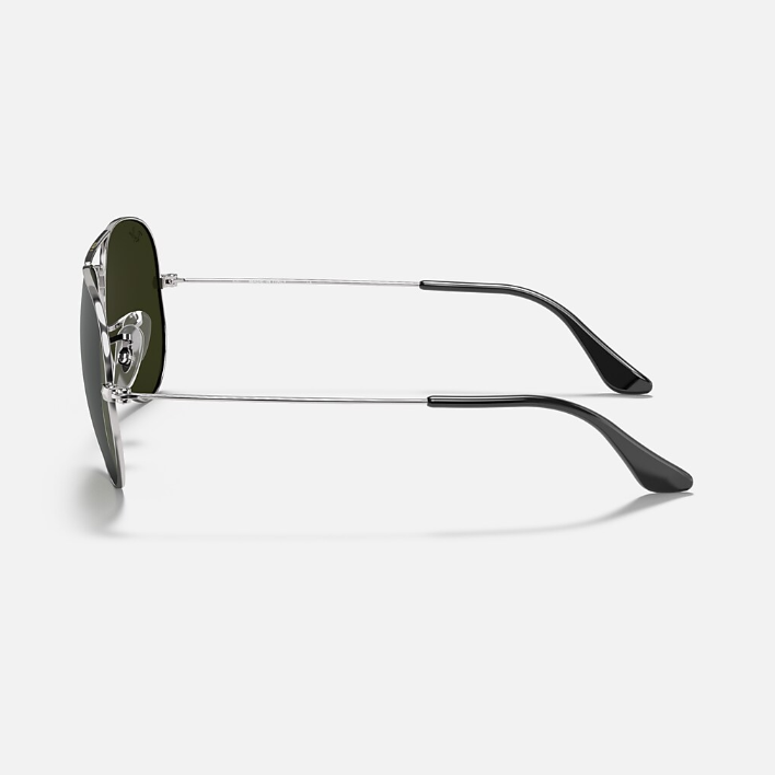 Ray Ban Men Pilot Frame Steel Silver Sunglasses