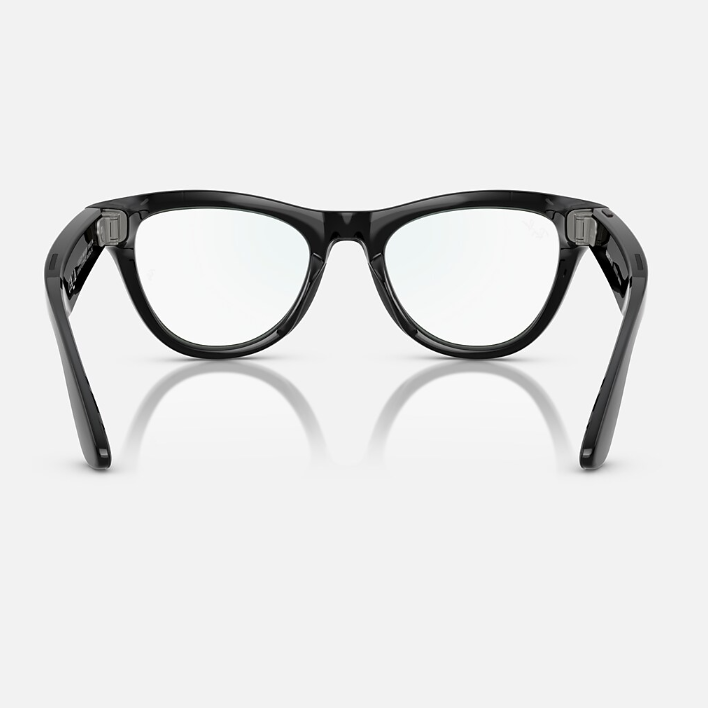 Ray Ban Men Cat Eye Frame Ink Black Sunglasses