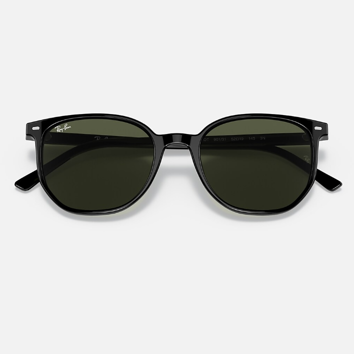 Ray Ban Men Square Frame Knight Black Sunglasses