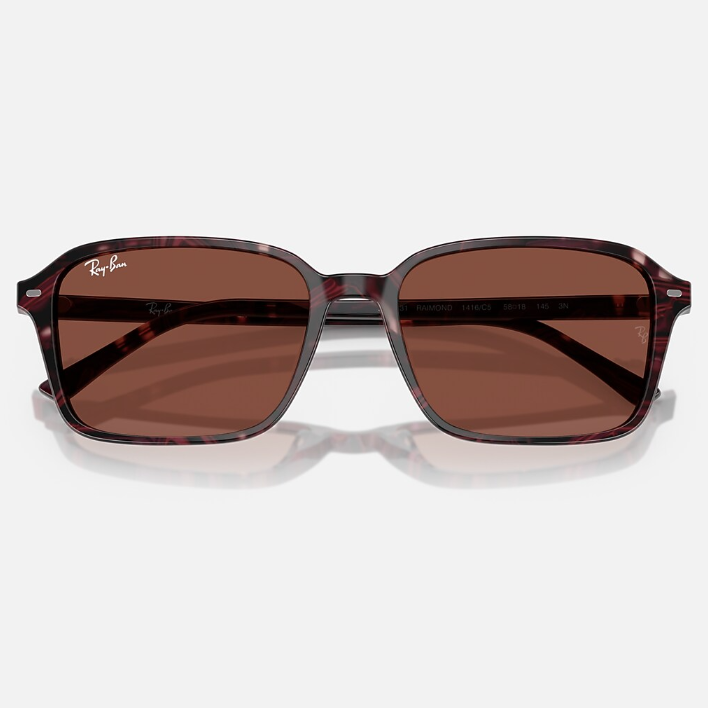 Ray Ban Men Square Frame Fantasy Violet Sunglasses