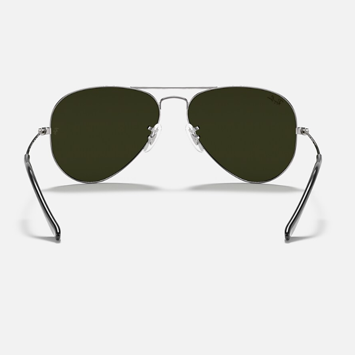 Ray Ban Men Pilot Frame Steel Silver Sunglasses