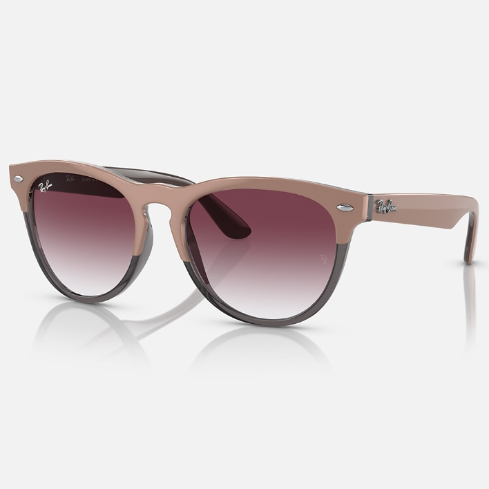 Ray Ban Men Phantos Frame Polished Beige Sunglasses