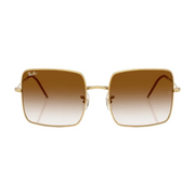 Ray Ban Men Square Frame Copper Gold Sunglasses