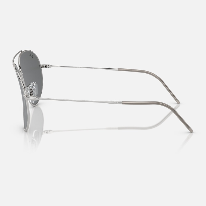 Ray Ban Men Pilot Frame Cloudy Silver Sunglasses
