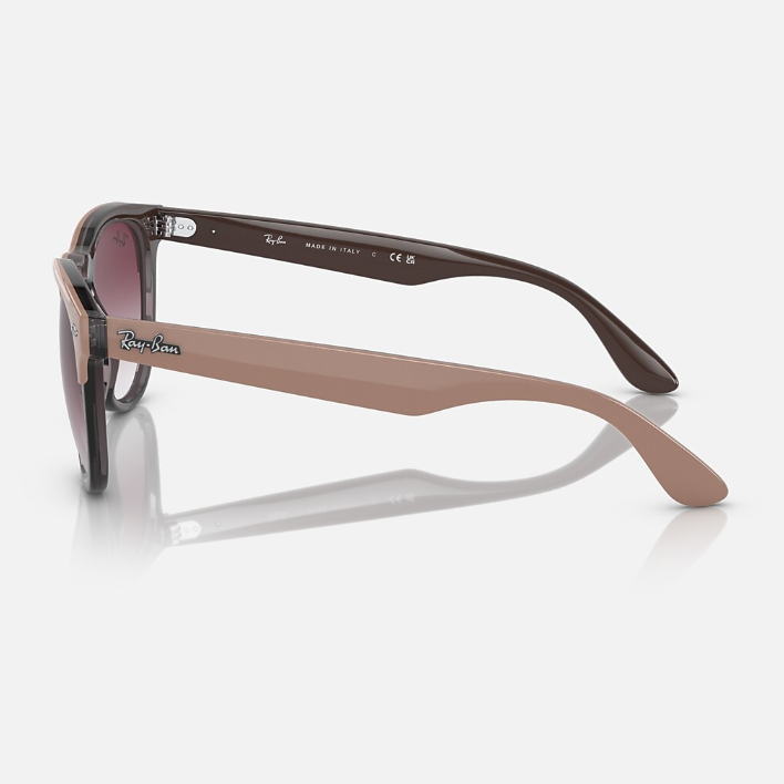 Ray Ban Men Phantos Frame Polished Beige Sunglasses
