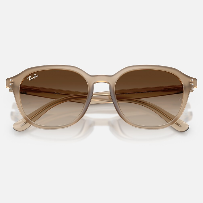 Ray Ban Women Square Frame Polished Turtledove Sunglasses