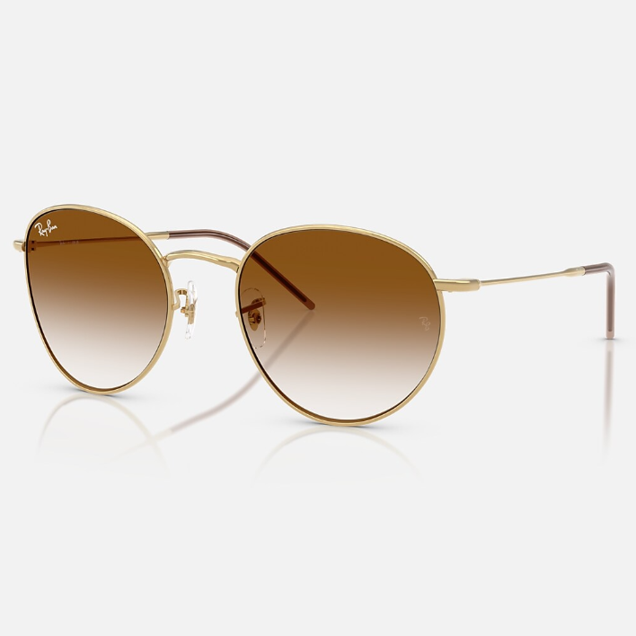 Ray Ban Men Phantos Frame Classic Gold Sunglasses