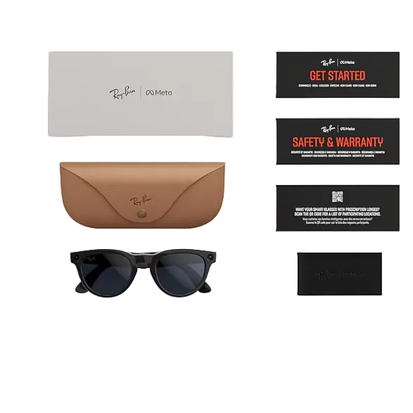Ray Ban Men Phantos Frame Knight Black Sunglasses