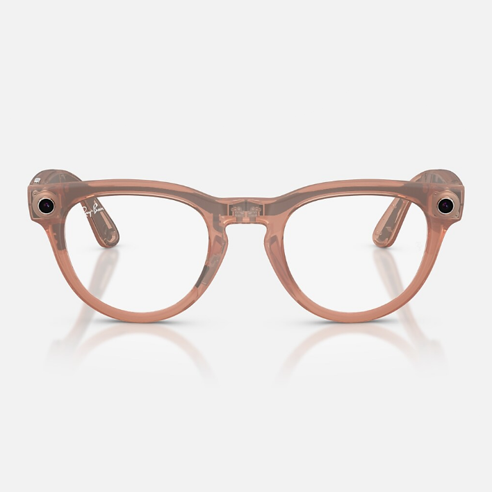 Ray Ban Women Phantos Frame Matte Peach Sunglasses