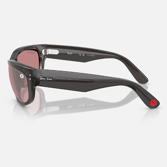 Ray Ban Women Pillow Frame Transparent Black Sunglasses