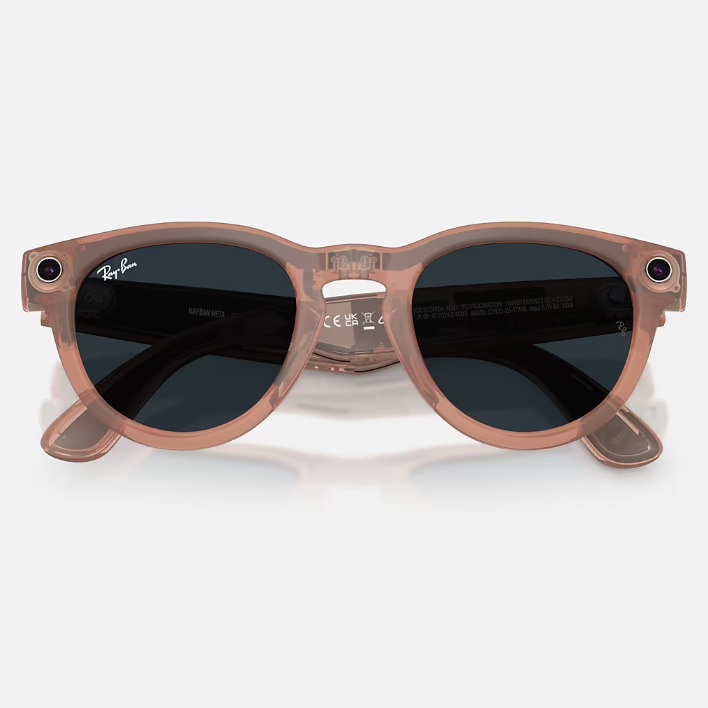 Ray Ban Women Phantos Frame Matte Peach Sunglasses