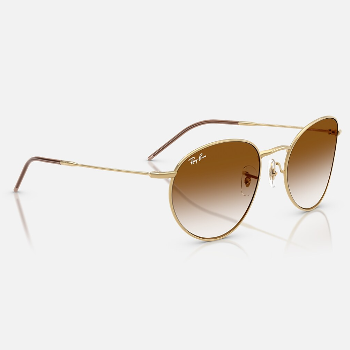 Ray Ban Men Phantos Frame Classic Gold Sunglasses