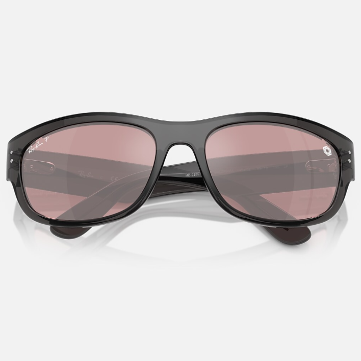 Ray Ban Women Pillow Frame Transparent Black Sunglasses