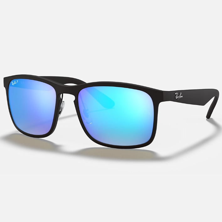 Ray Ban Men Square Frame Gothic Black Sunglasses