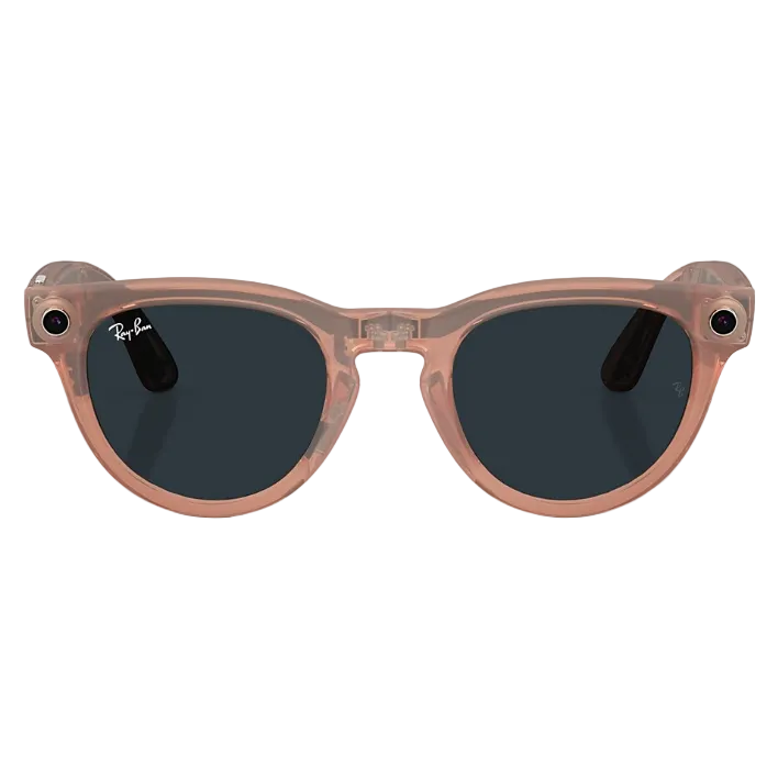 Ray Ban Women Phantos Frame Matte Peach Sunglasses