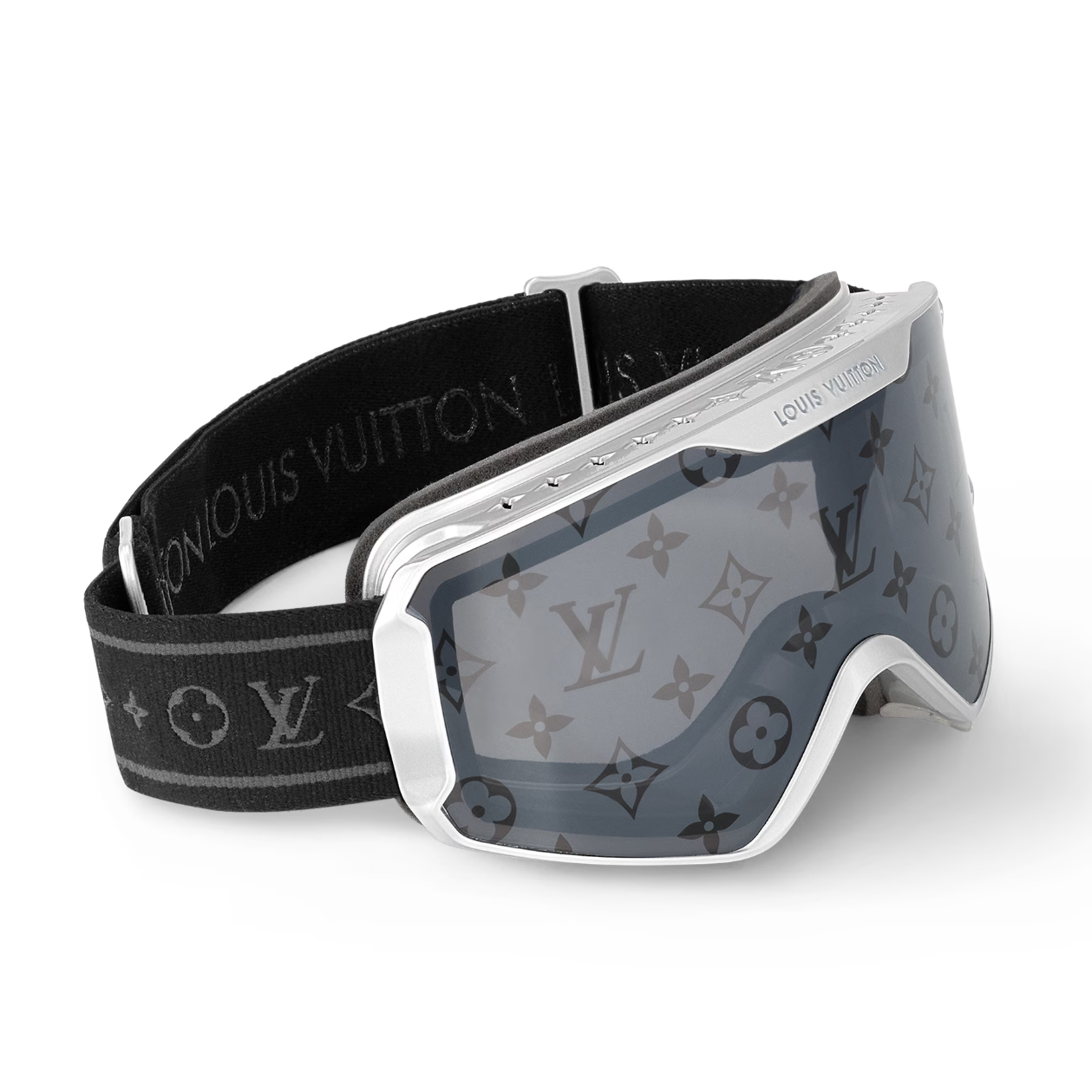 Louis Vuitton Women Mask Frame Snow White Sunglasses