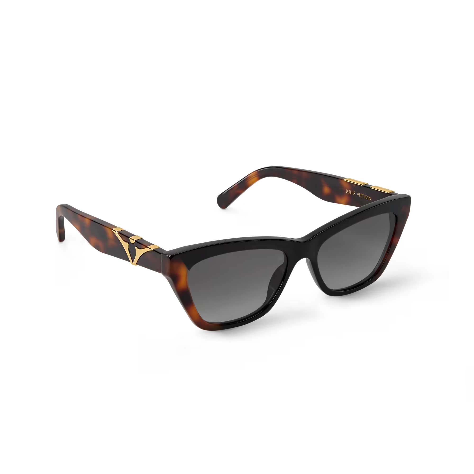Louis Vuitton Women Cat Eye Frame Brown Tortoise Sunglasses