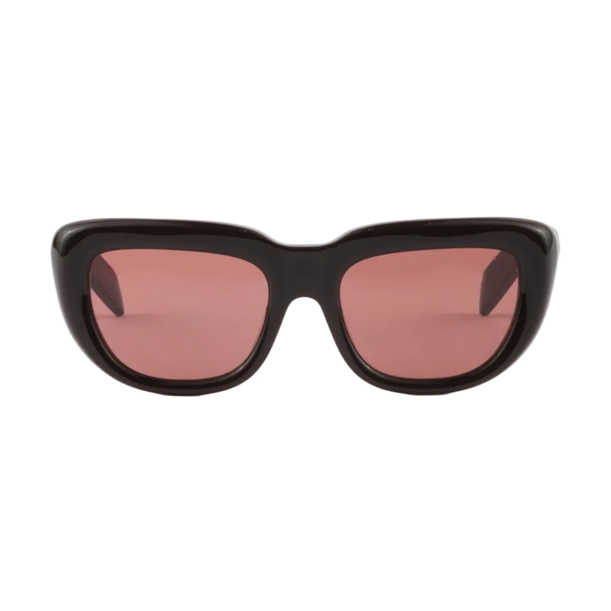 Prada Women Rectangular Frame Brown Sunglasses