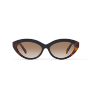 Louis Vuitton Women Oval Frame Brown Sunglasses