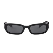 Prada Women Rectangular Frame Void Black Sunglasses
