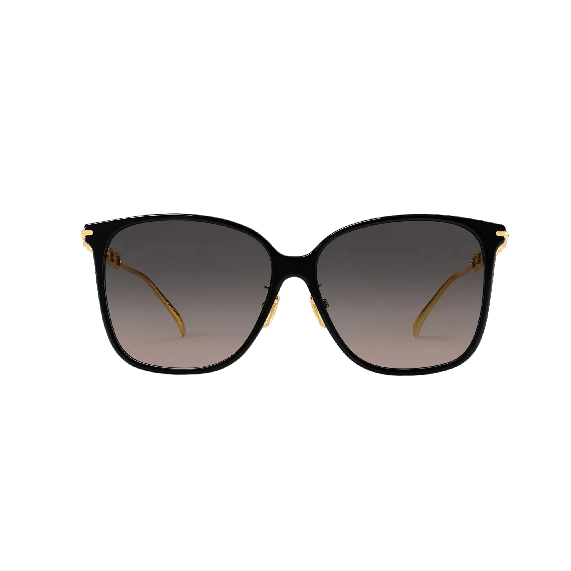 Louis Vuitton Women Square Frame Cobra Black Sunglasses