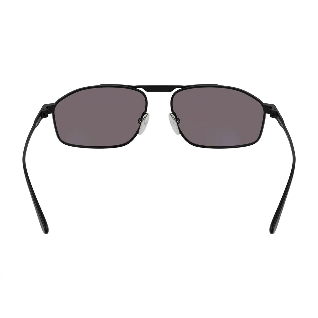 Balenciaga Men BB0416S 001 Black / Grey Geometric Metal Sunglasses