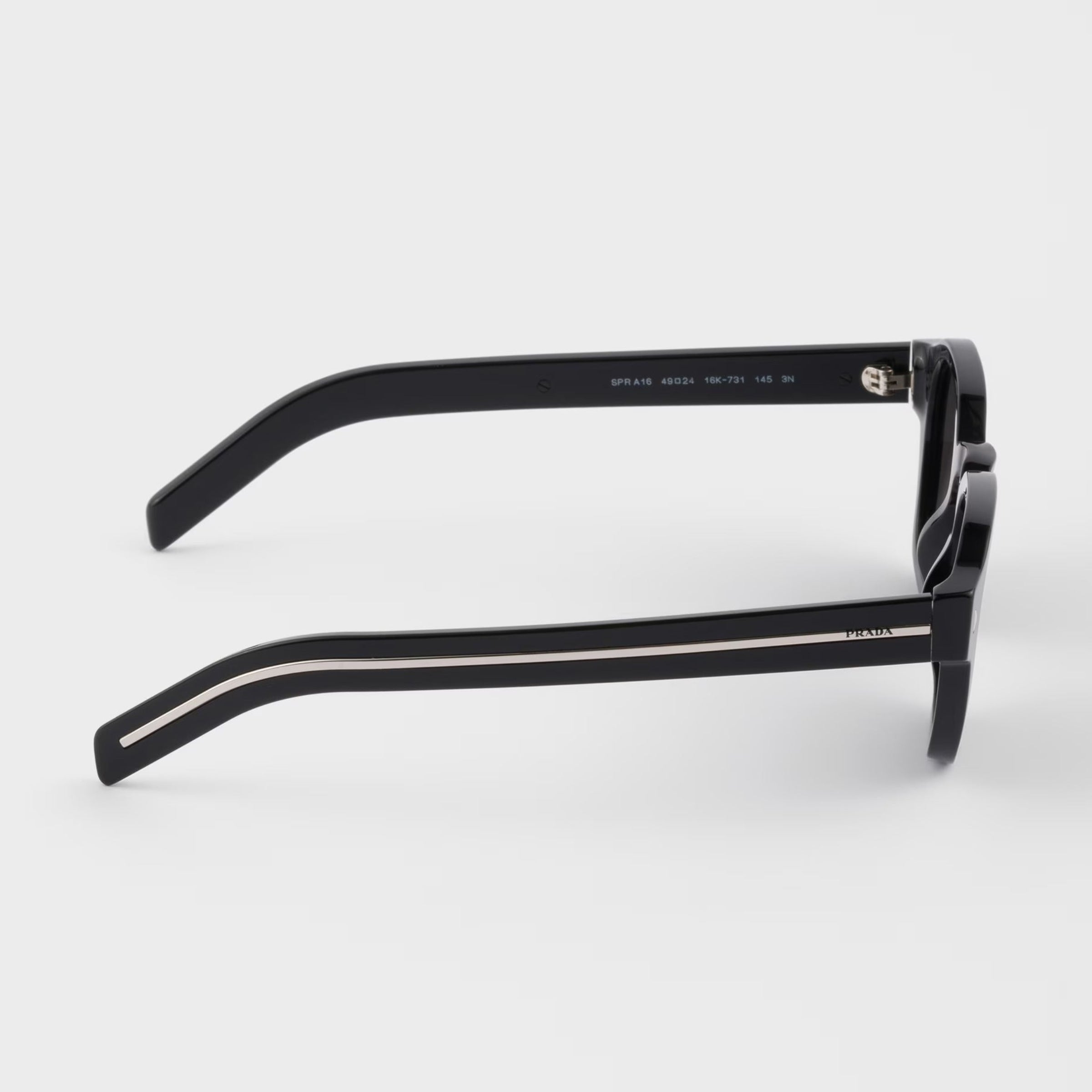 Prada Men Pantos Frame Black Sunglasses
