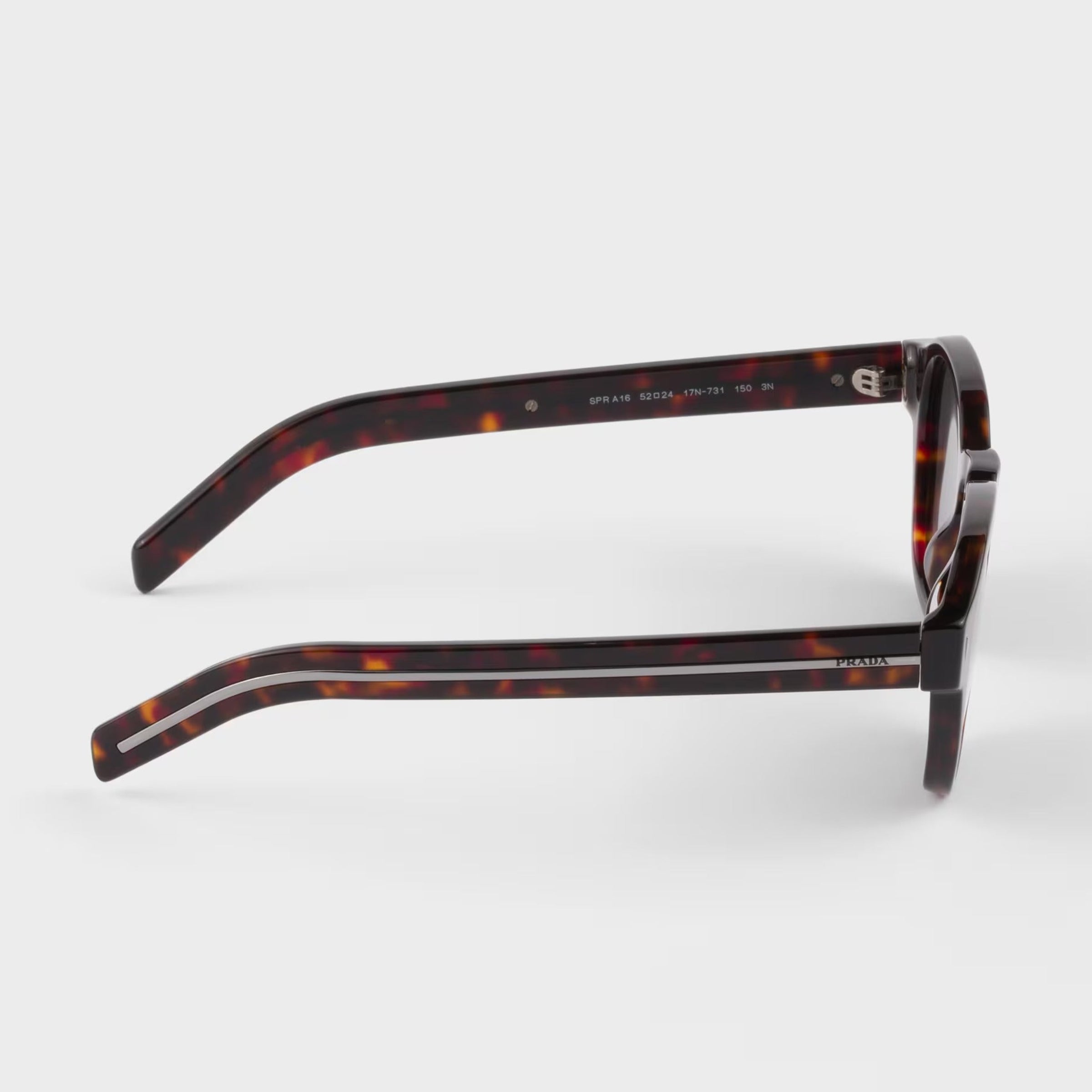 Prada Men Pantos Frame Briarwood Tortoiseshell Sunglasses