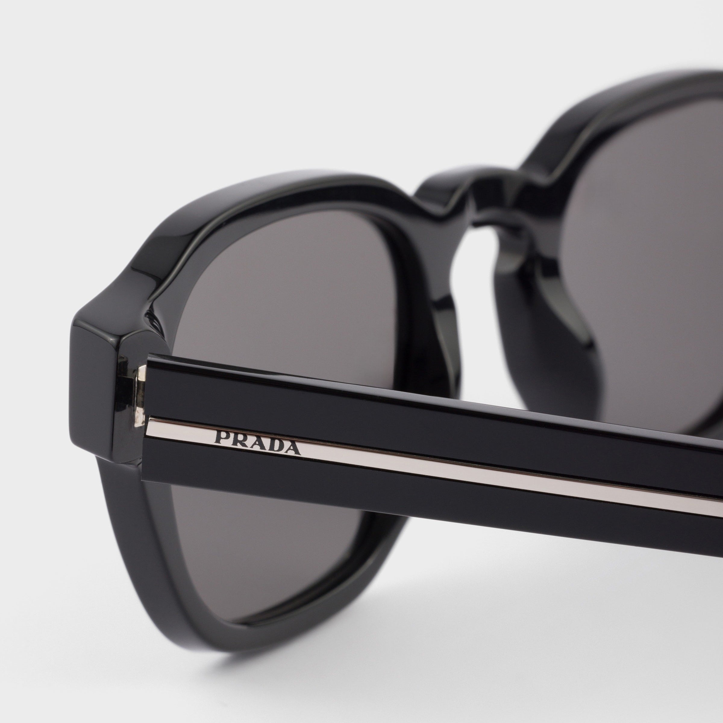 Prada Men Pantos Frame Black Sunglasses