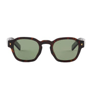 Prada Men Pantos Frame Shiny Briarwood Tortoiseshell Sunglasses
