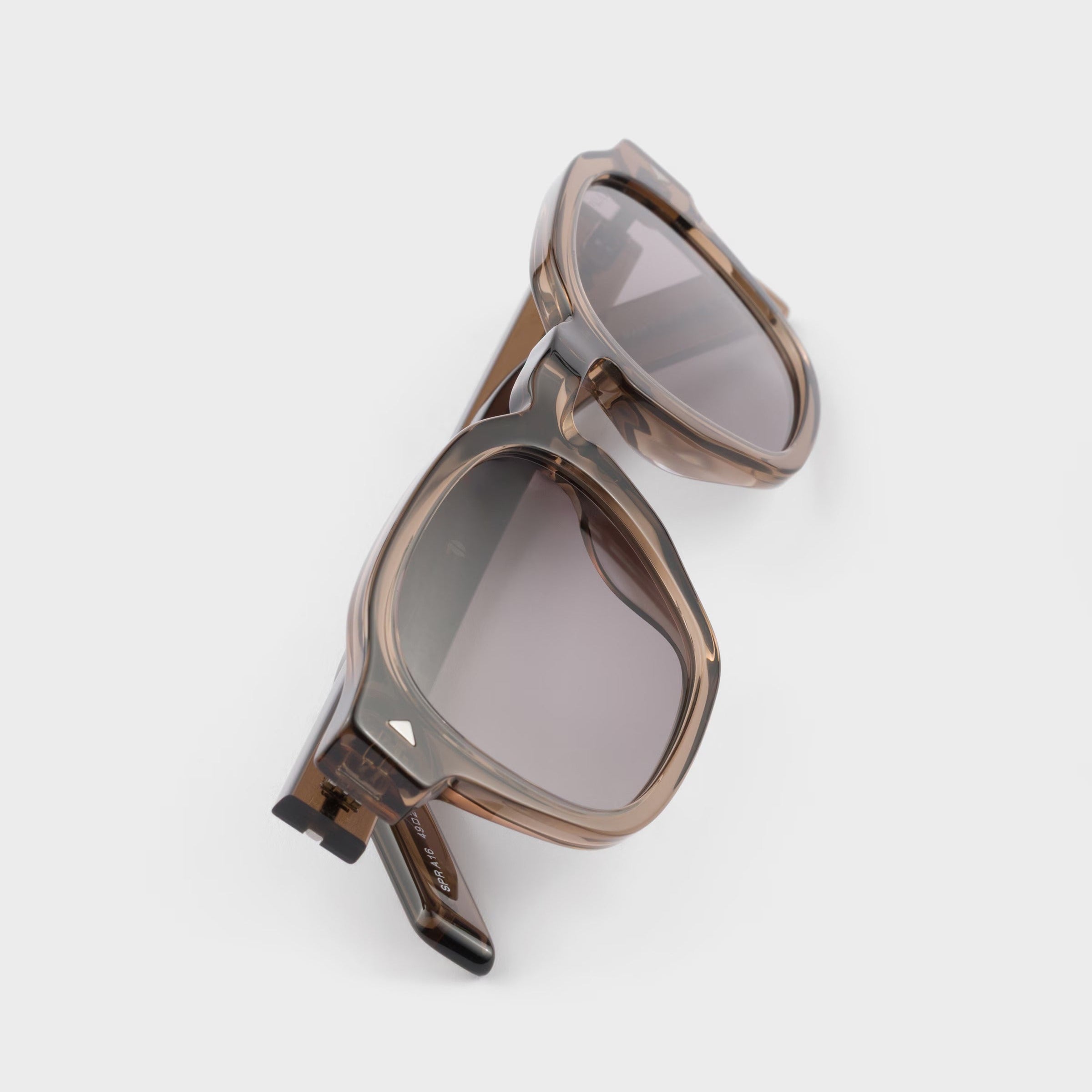Prada Men Pantos Frame Transparent Clay Sunglasses