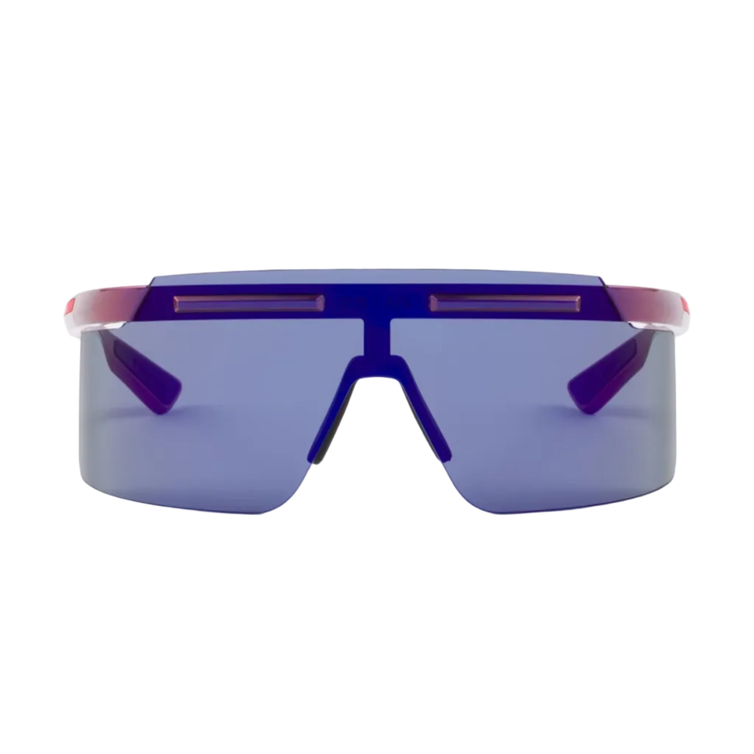 Prada Men Rimless Frame Purple Sunglasses