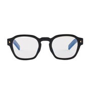 Prada Men Pantos Frame Shiny Matte Black Sunglasses