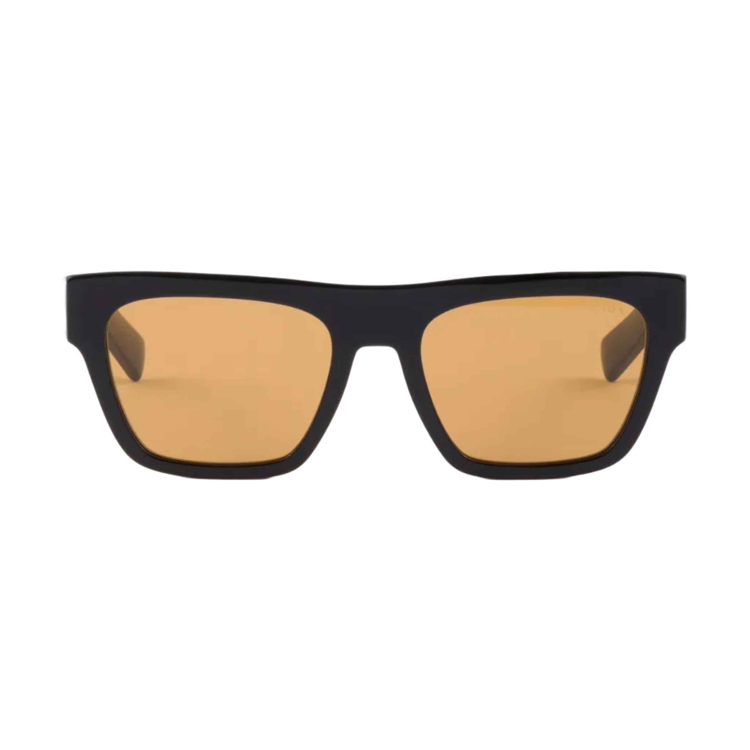 Prada Men Square Frame Black Sunglasses