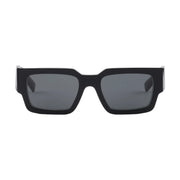 Prada Men Sqaure Frame Deep Black Sunglasses