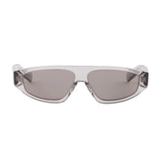 Prada Men Rectangular Frame Hematite Sunglasses