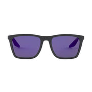 Prada Men Square Frame Rubberized Gray Sunglasses