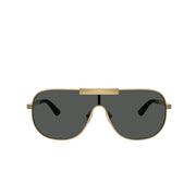 Versace Mask Frame Shiny Gold Sunglasses