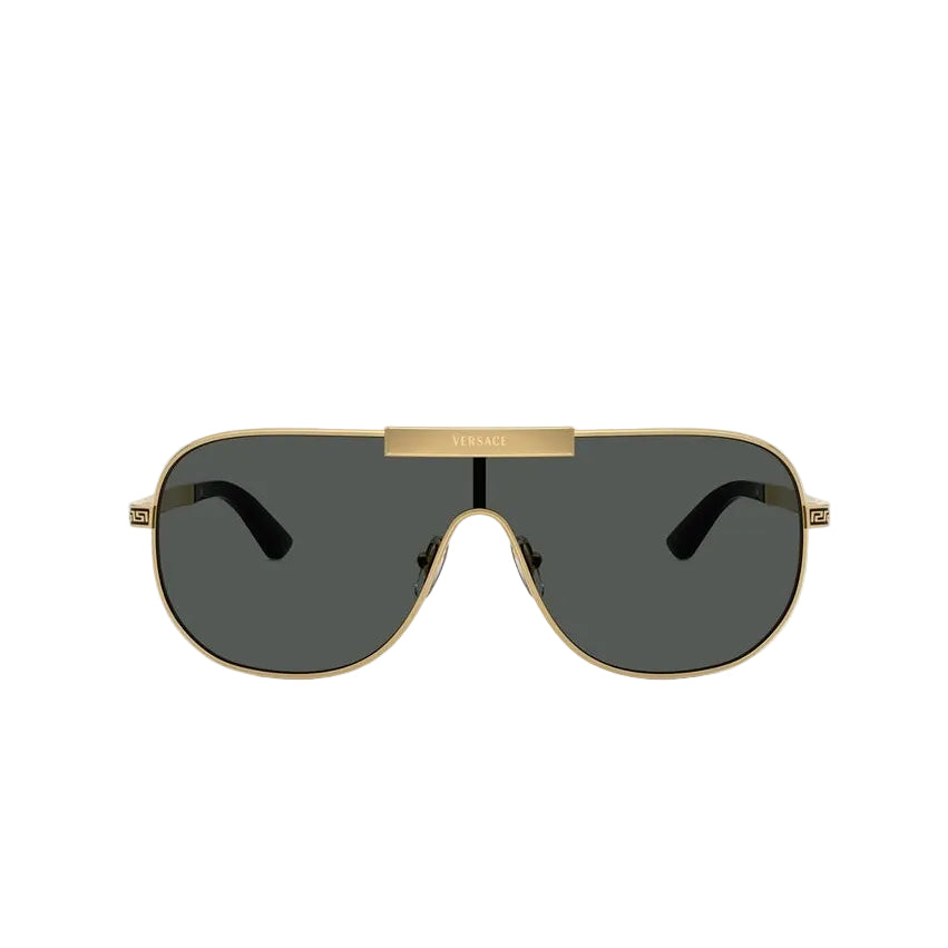 Versace Mask Frame Shiny Gold Sunglasses