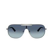 Versace Mask Frame Shiny Silver Sunglasses