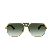 Versace Navigator Frame Gold Sunglasses