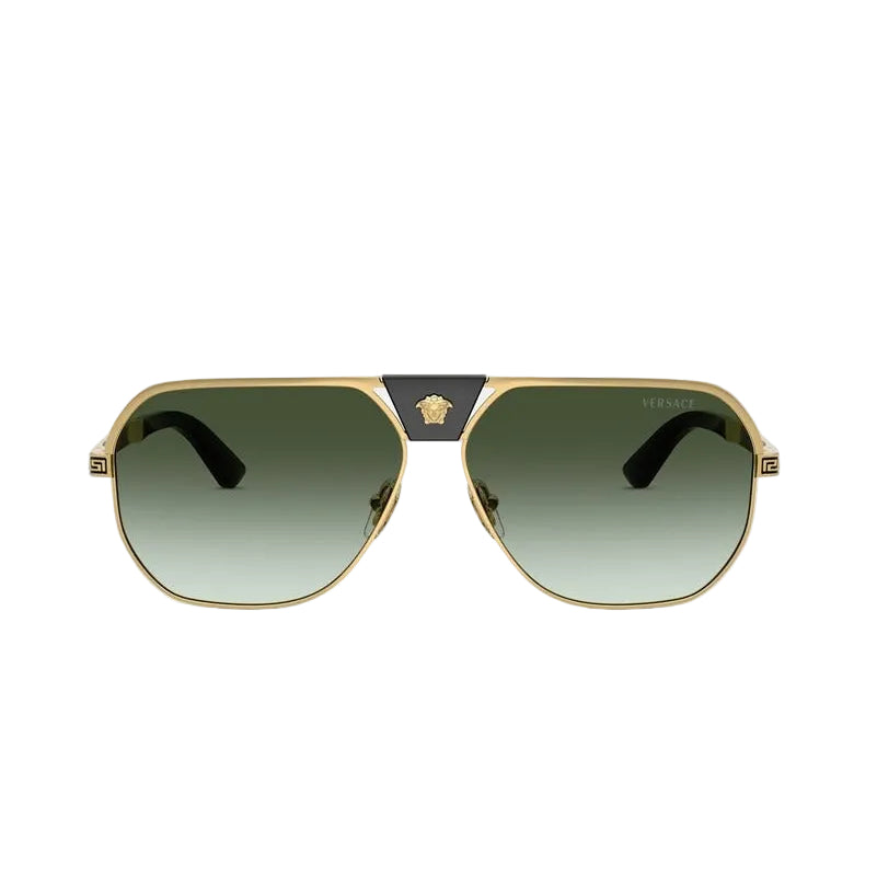 Versace Navigator Frame Gold Sunglasses